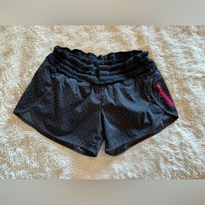 Lululemon Hotty Hot Black White Pink Dot Shorts 4
